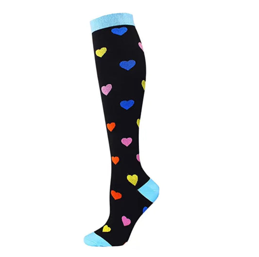 Love Hearts Compression Socks