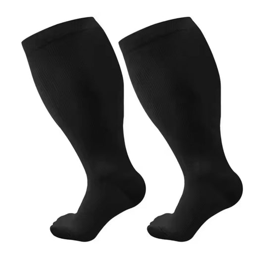 Black Plus Compression Socks