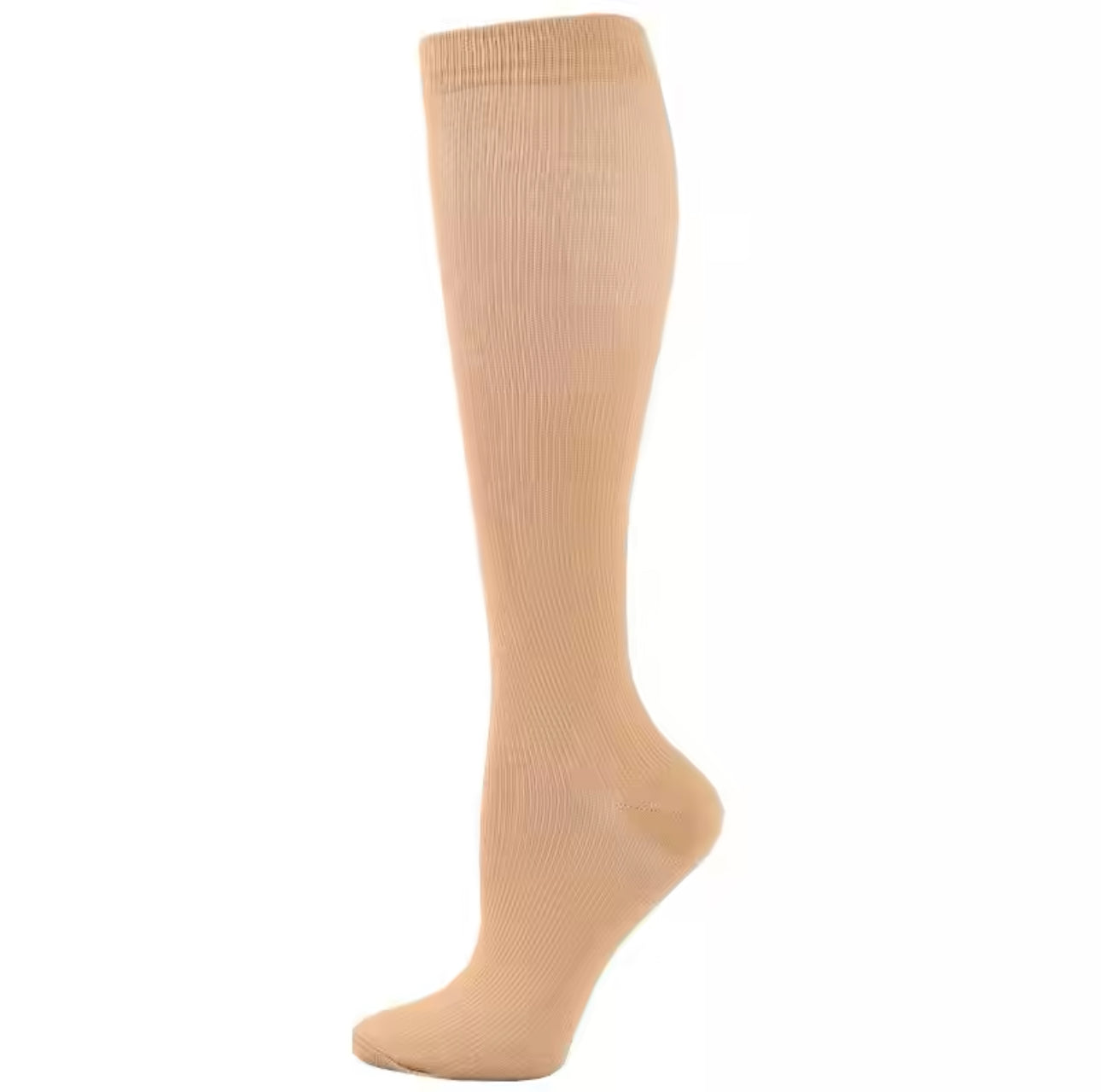 Beige Compression Socks